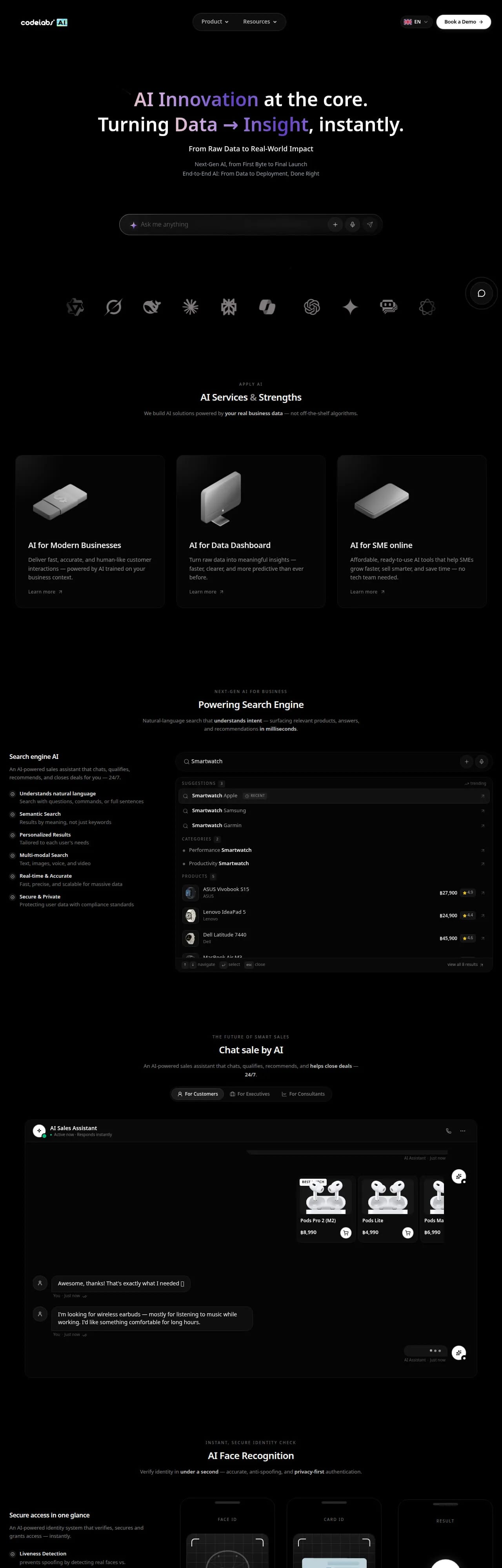 Codelabs AI — Enterprise AI Assistants